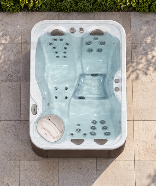 Serenity-spa i en svensk sommarträdgård